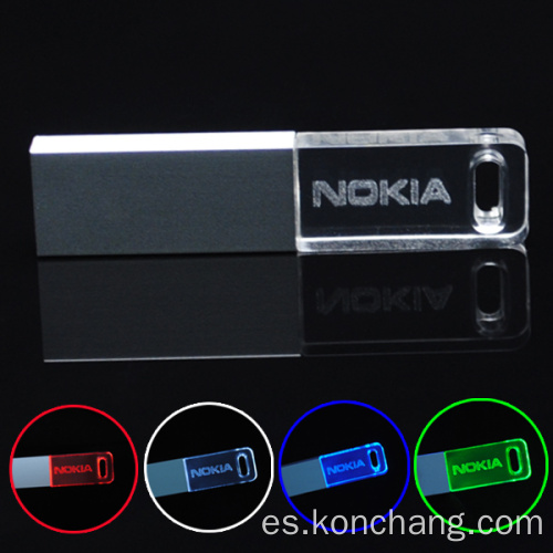 Unidad flash USB de vidrio delgado
